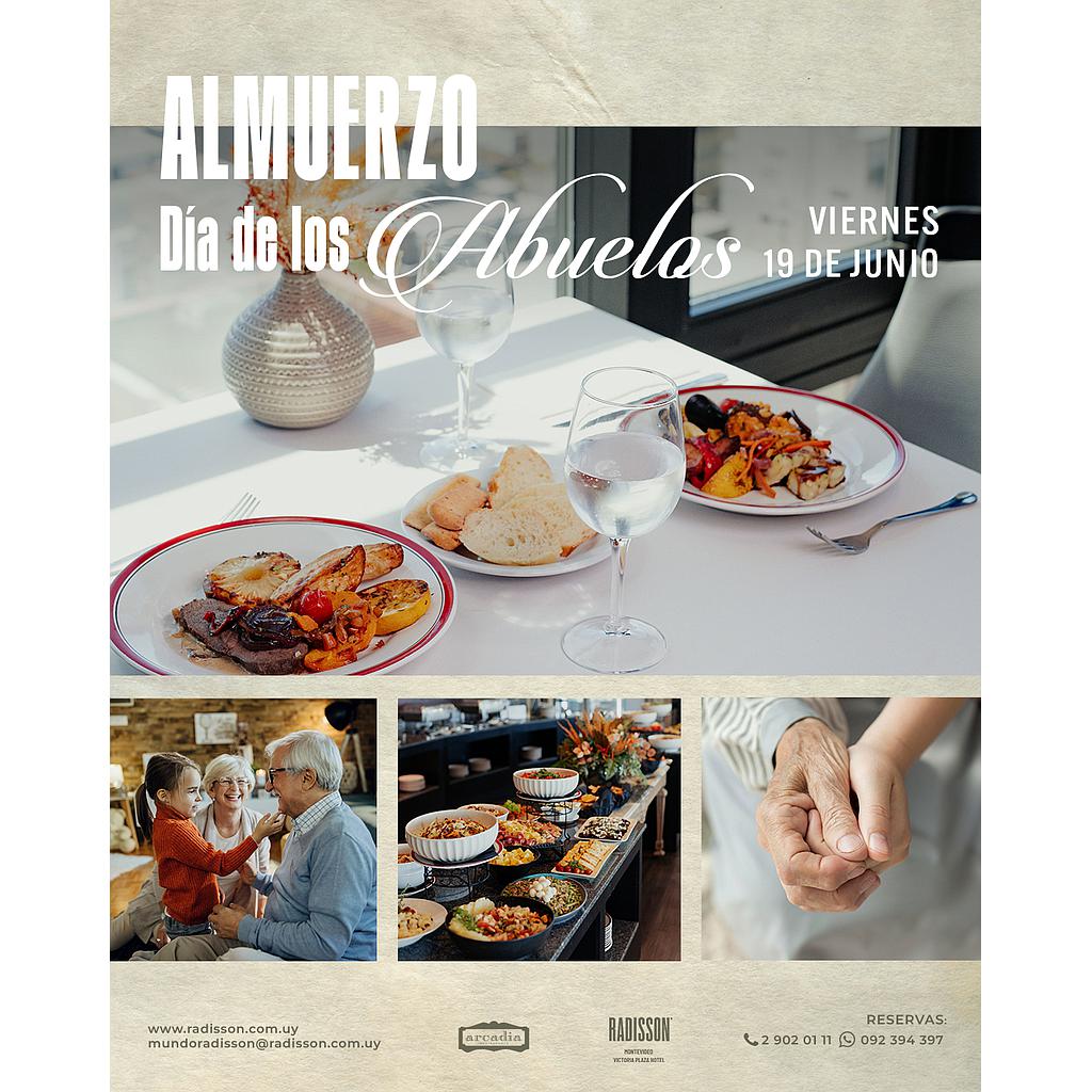 Almuerzo Buffet Día del Abuelo – Arcadia